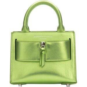 Brandon Blackwood Kuei Bag - Metallic Lime Green